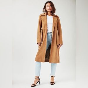 Aritzia Bonham Trench suede